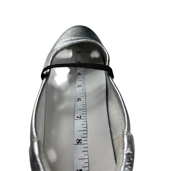 Seychelles Moon Child Metallic Leather Upper Mary Jane Style Flats Silver Size 9 - Picture 14 of 15
